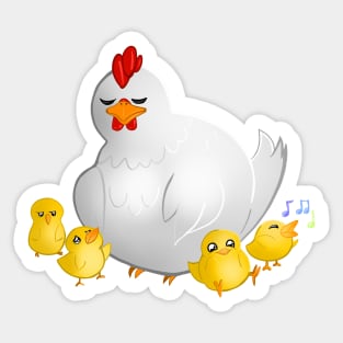 Mother Hen Sticker